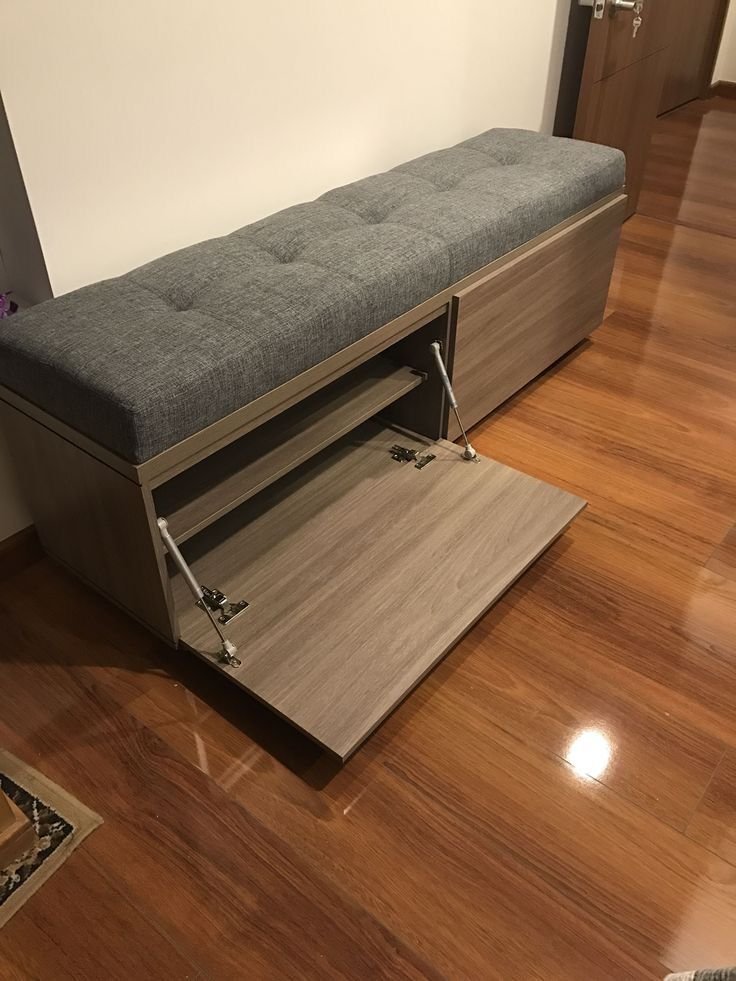 Luxury bench with hydrolic storage